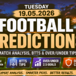 Tuesday 19 May 2026 football prediction